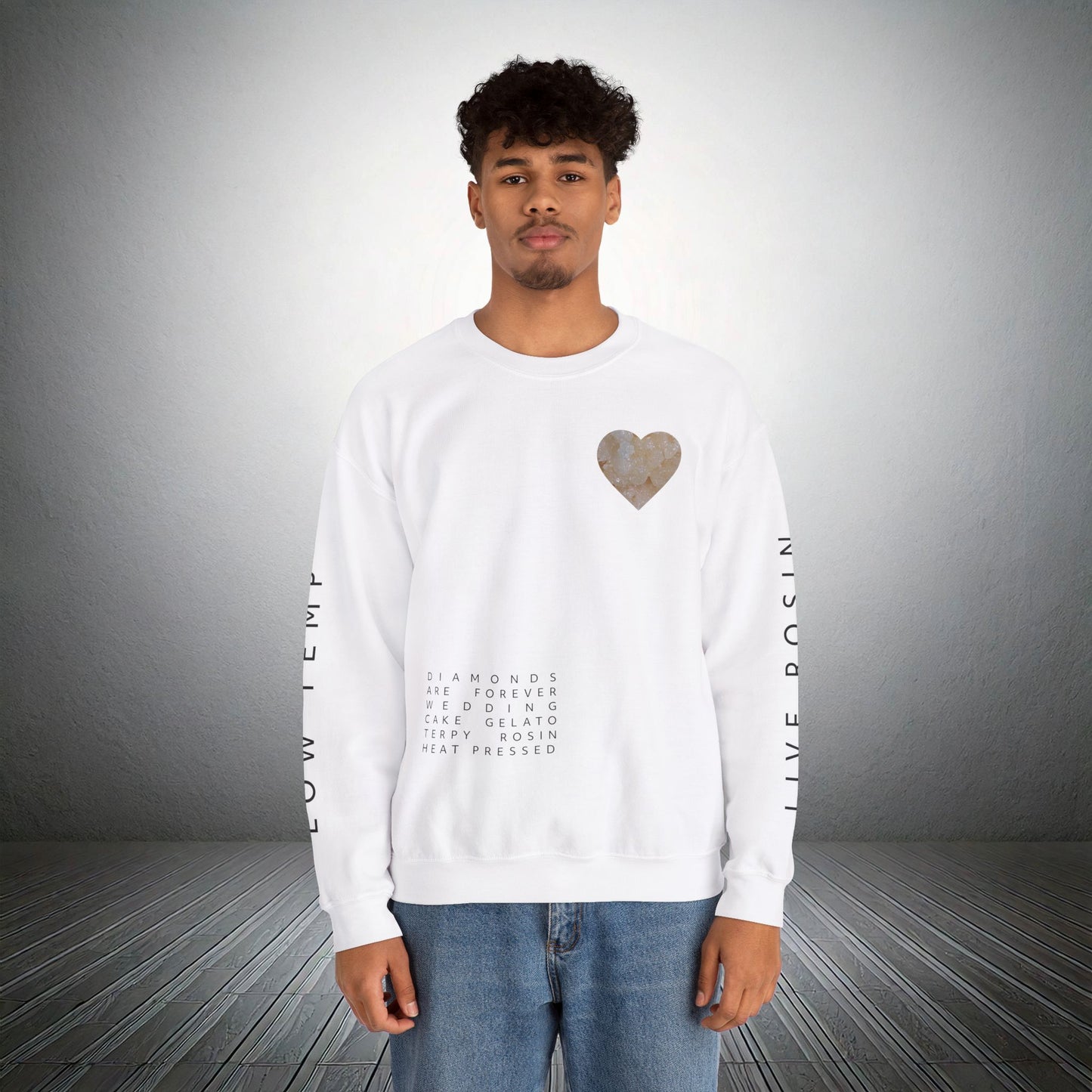 Diamonds are Forever - Unisex Printed Crewneck Sweatshirt