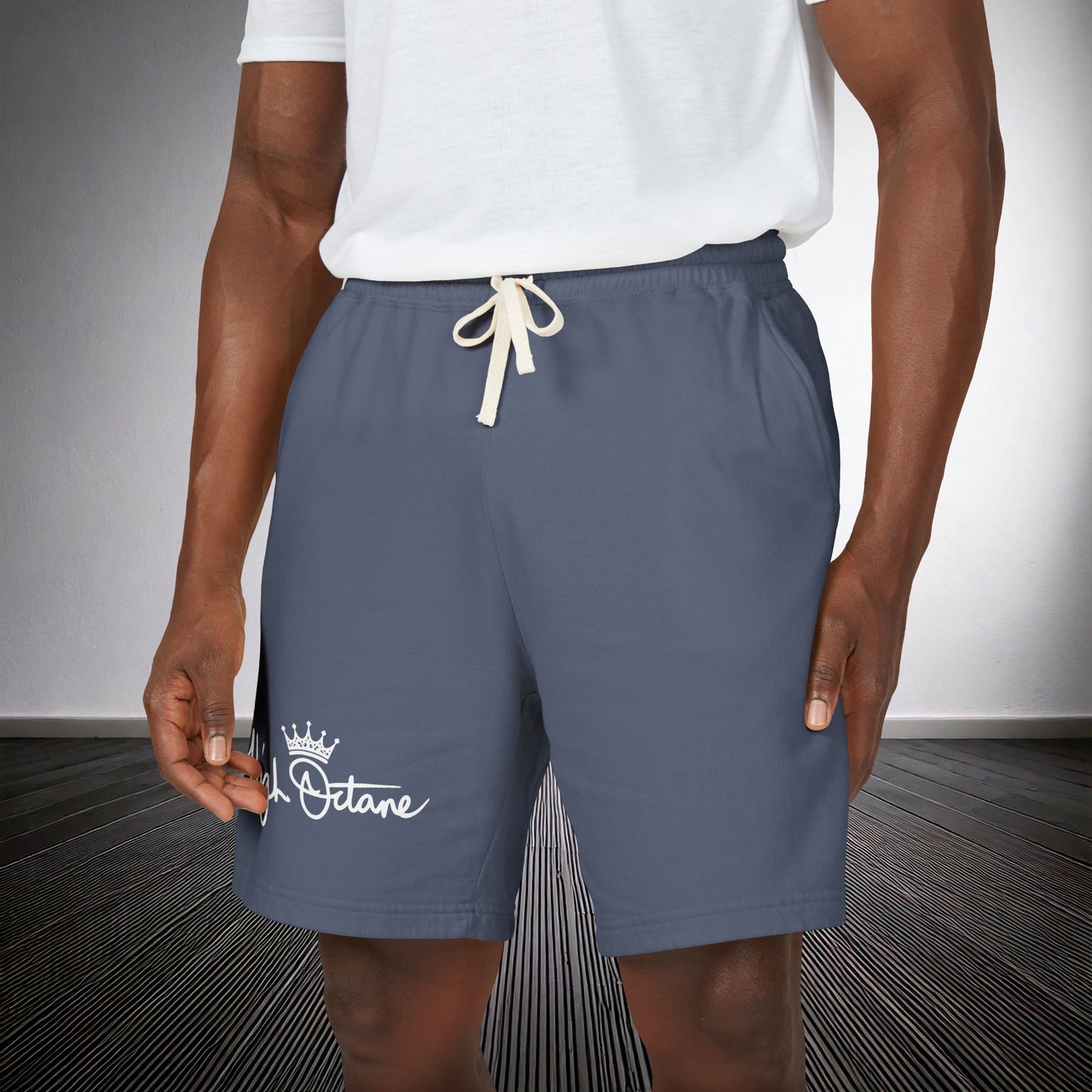 Lightweight Fleece Sweat Shorts — Garment-Dyed Casual Lounge Shorts