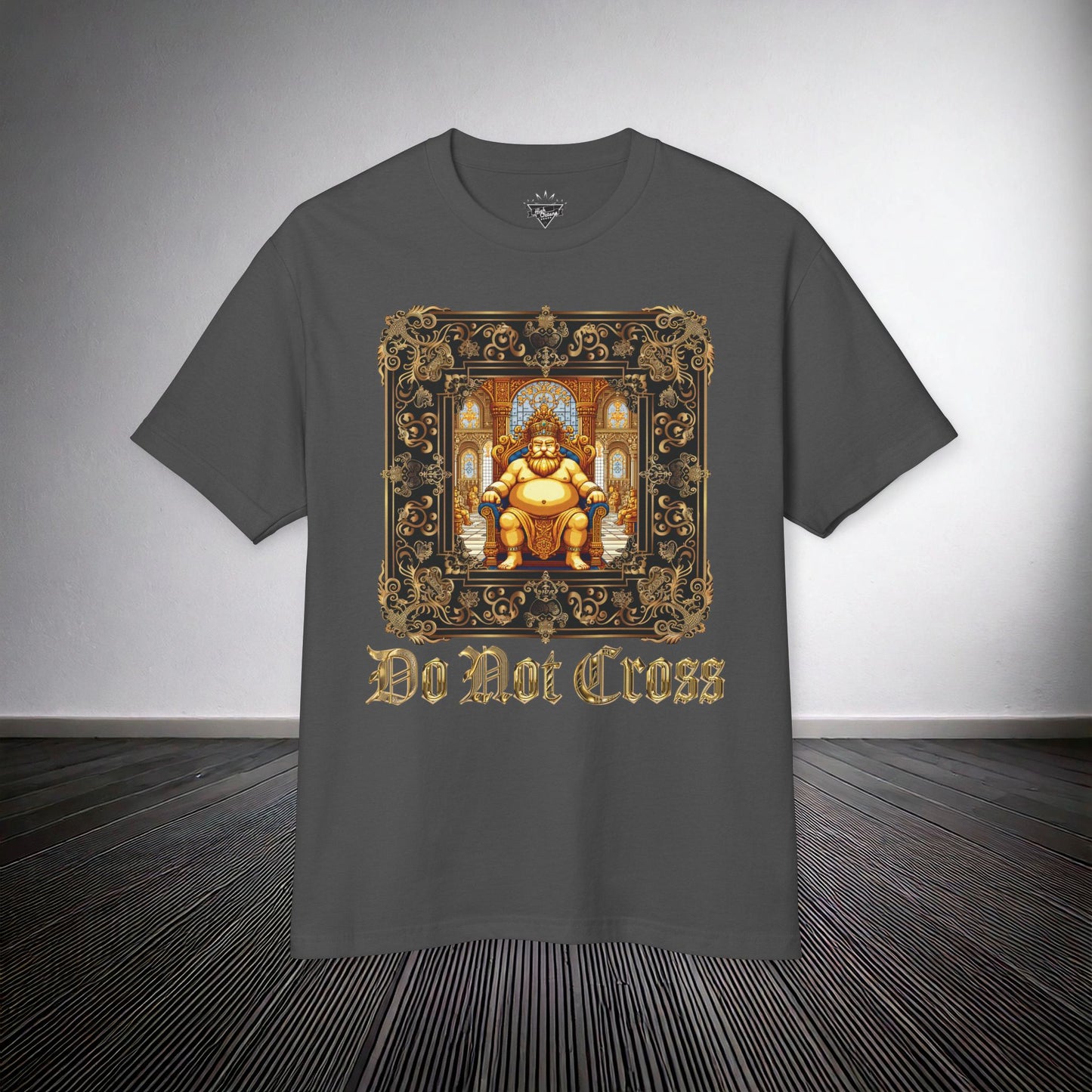 T-Shirt - Do not cross - Unisex Garment-Dyed Heavyweight Cotton Tee
