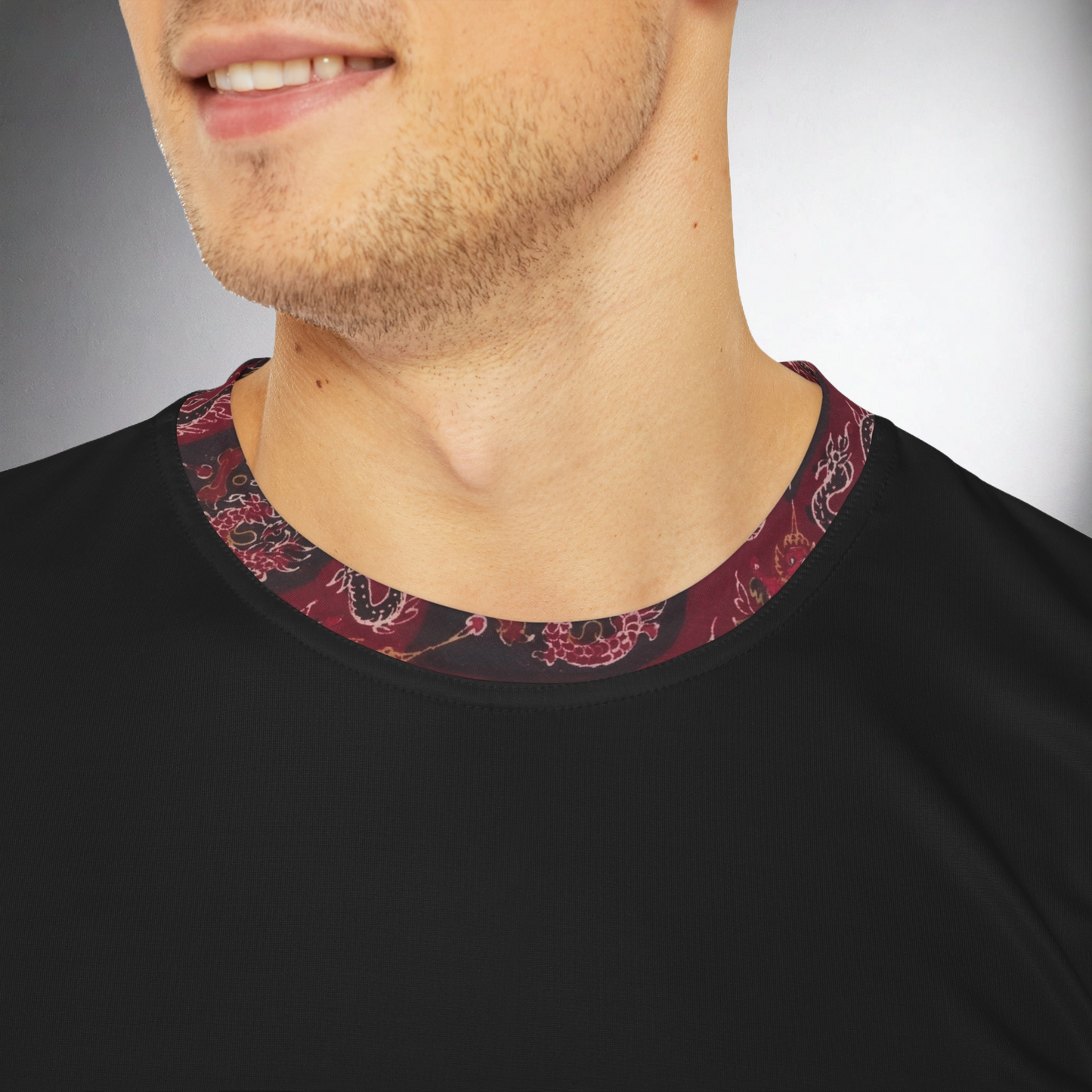 Printed Neck/Sleeve T-Shirt