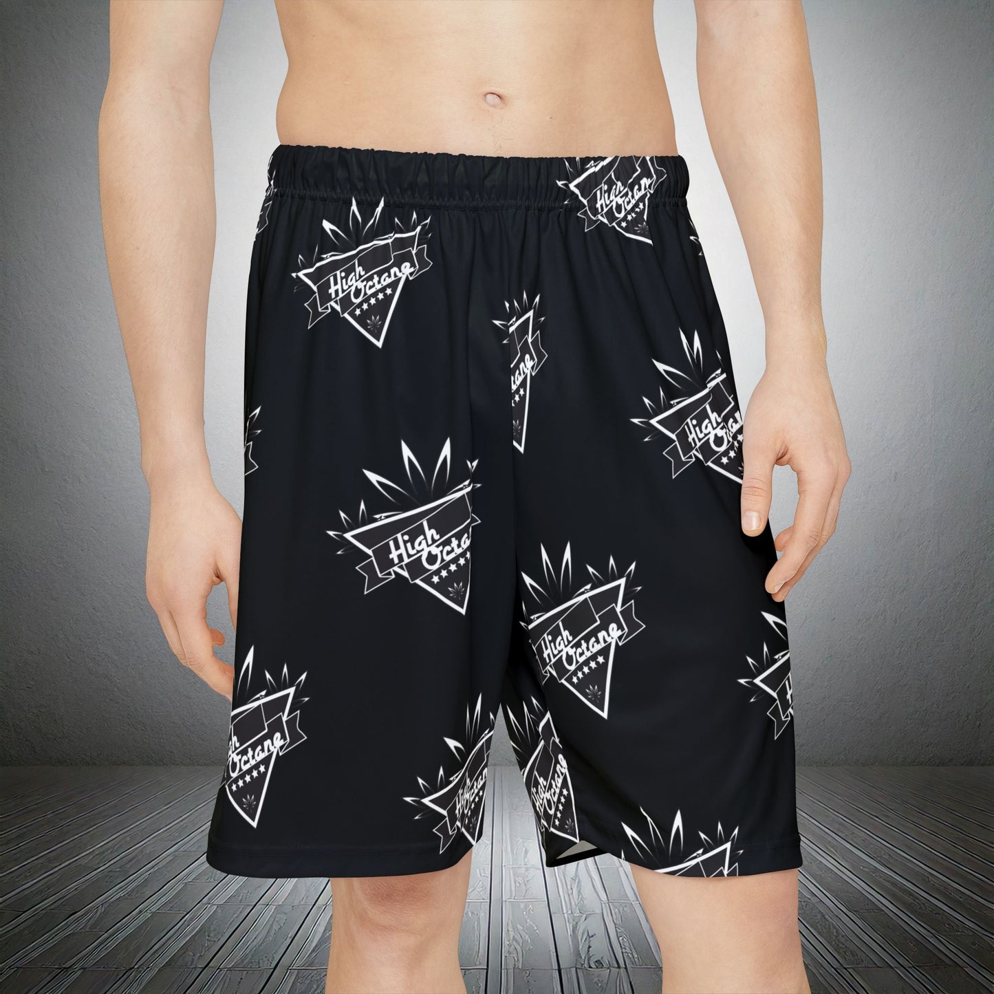 High Octane Pattern Printed Men’s Sports Shorts