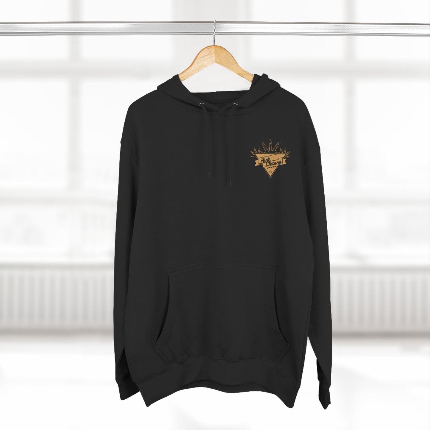 High Octane Originals (Gold/Black) - Three-Panel Fleece Hoodie