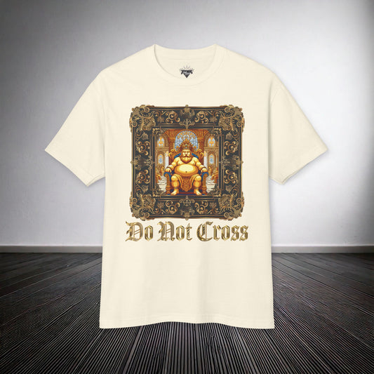 T-Shirt - Do not cross  - Unisex Garment-Dyed Heavyweight Cotton Tee
