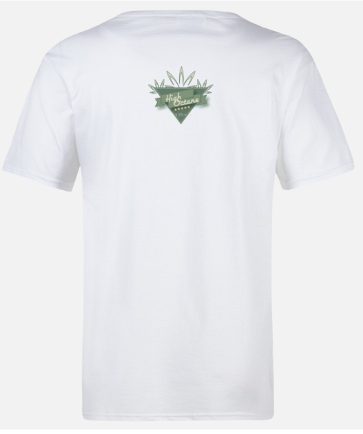 High Octane Drippy Green T-Shirt (White)