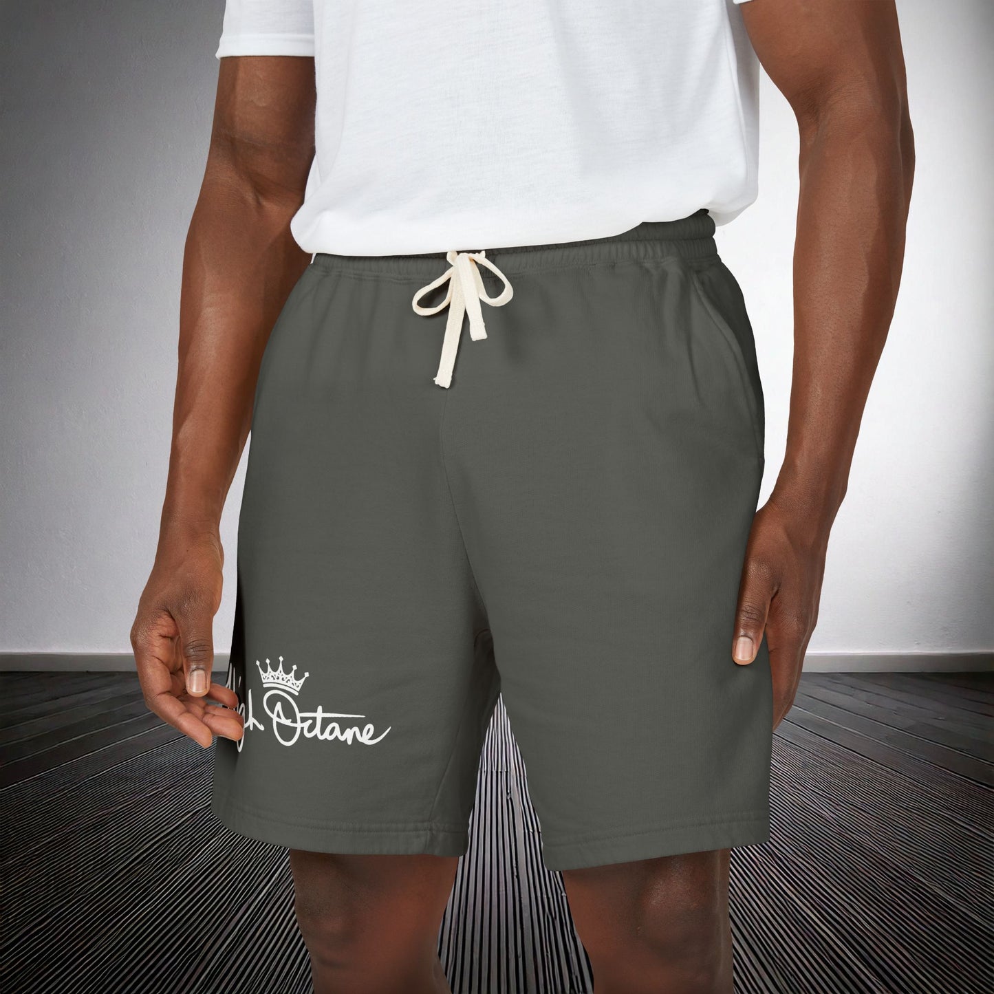 Lightweight Fleece Sweat Shorts — Garment-Dyed Casual Lounge Shorts