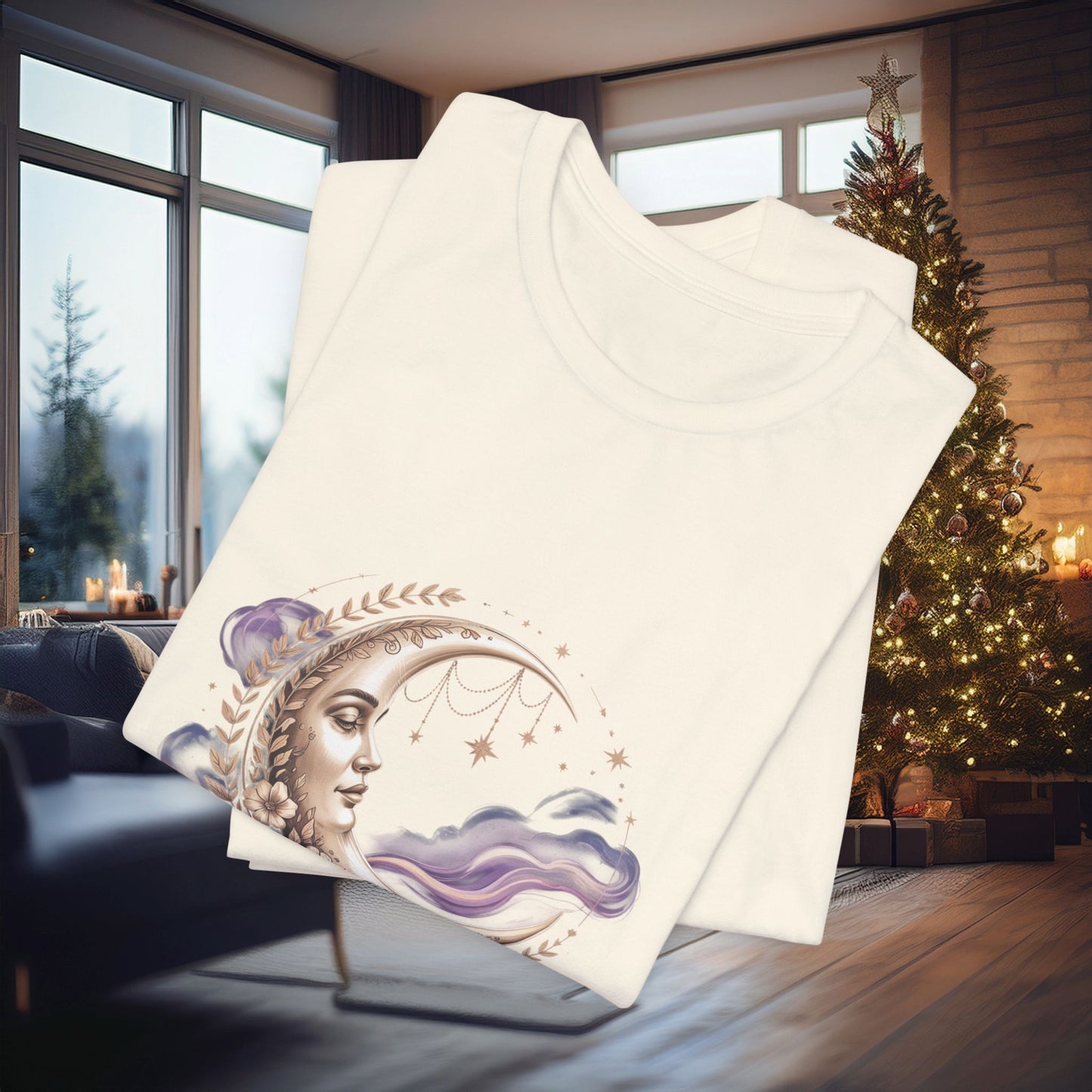 Celestial Dreamer Moon Tee | gothic celestial shirt, 90s sun and moon art