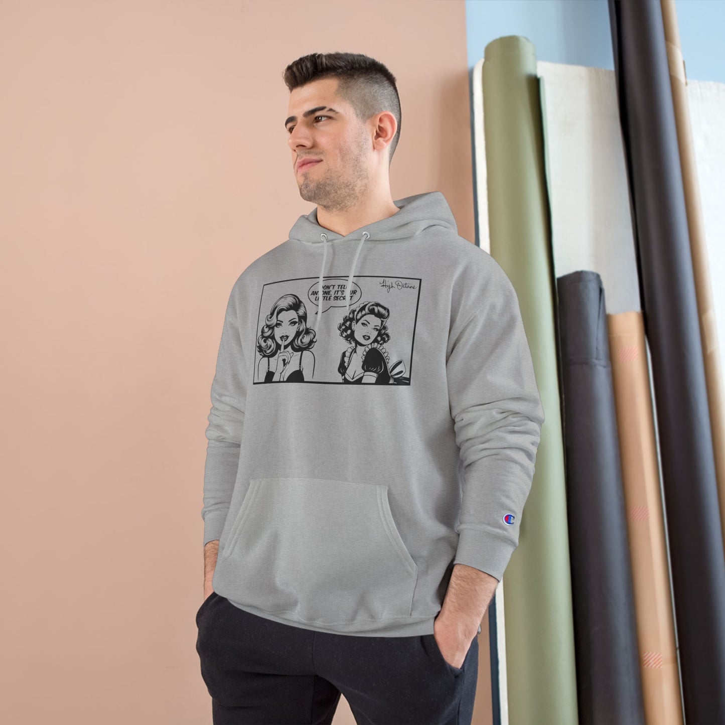 High Octane Signtuare x Champion Hoodie — Our Little Secret