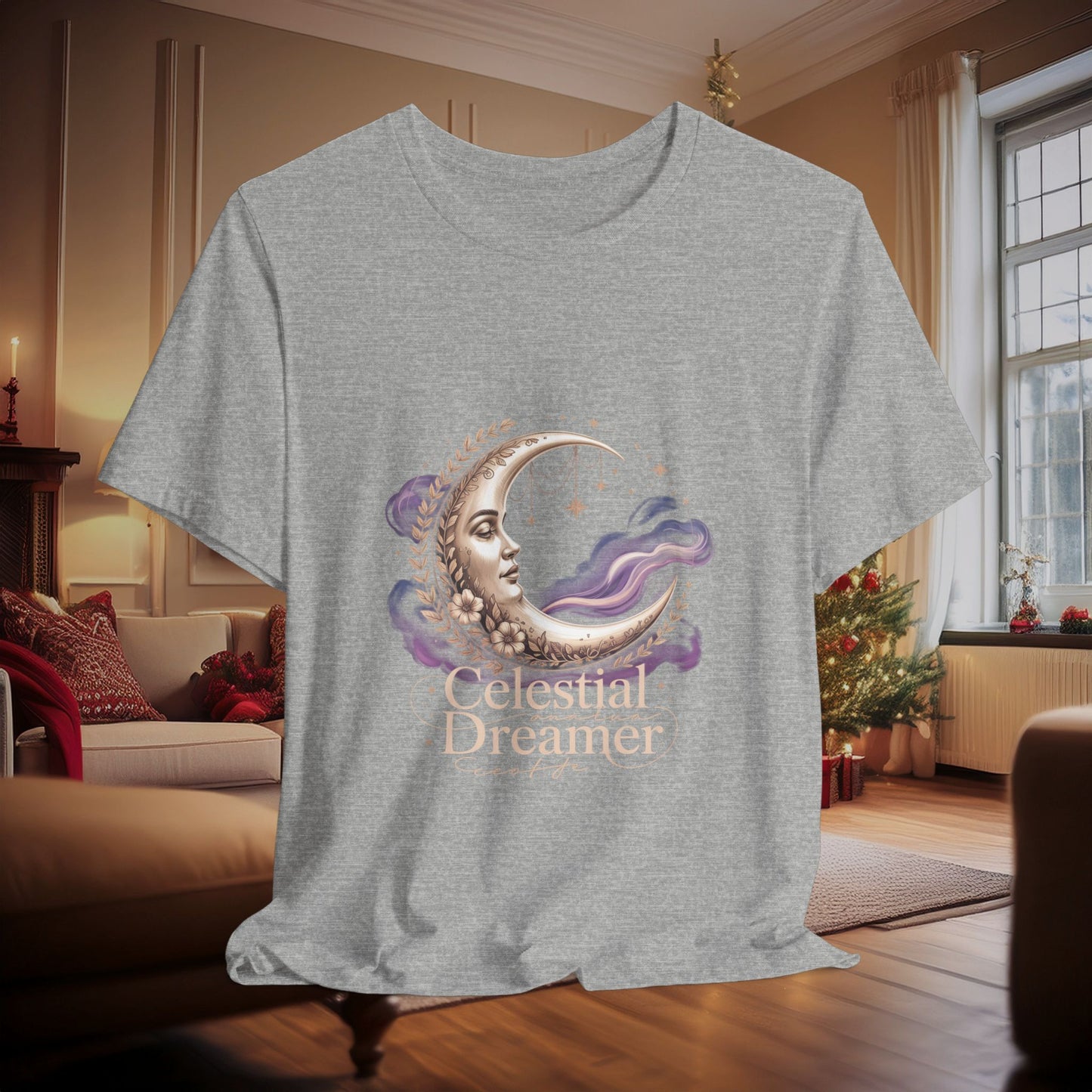 Celestial Dreamer Moon Tee | gothic celestial shirt, 90s sun and moon art