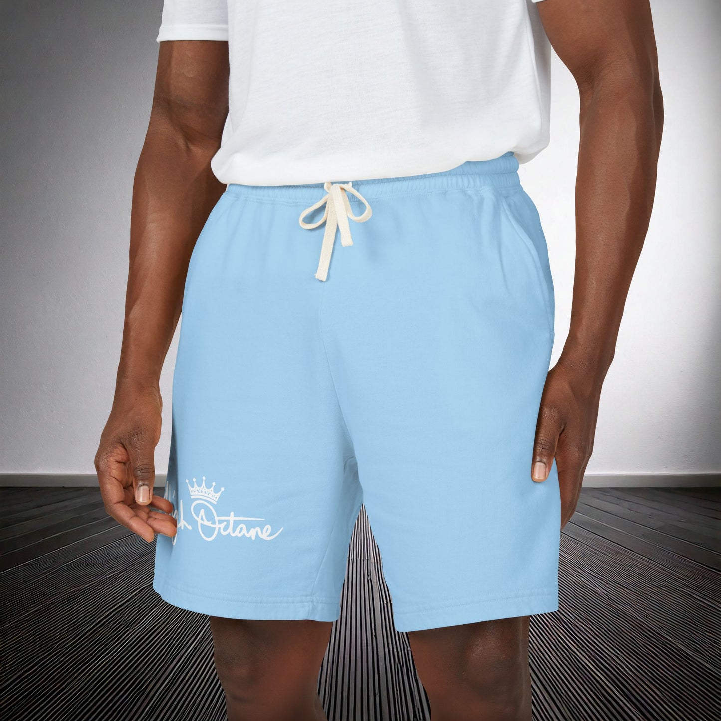 Lightweight Fleece Sweat Shorts — Garment-Dyed Casual Lounge Shorts