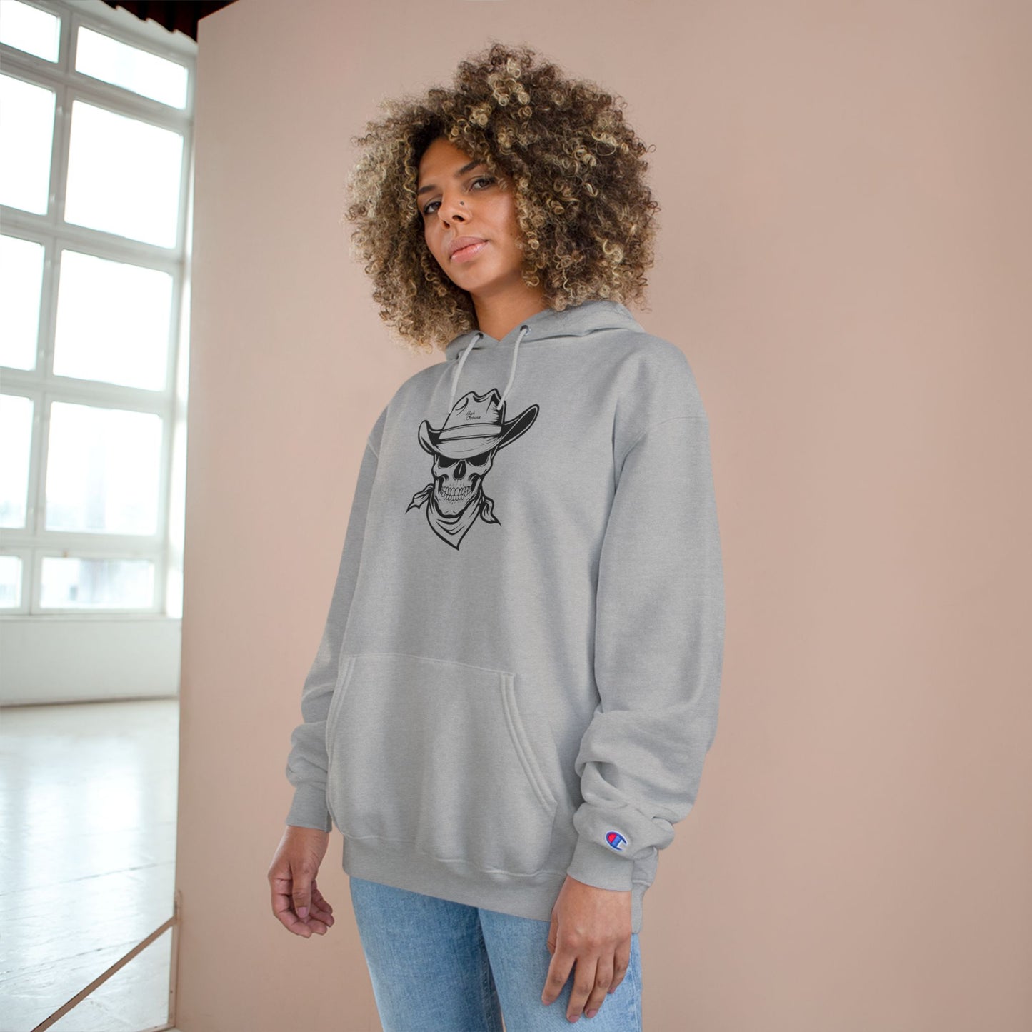 High Octane Signtuare x Champion Hoodie — Skull Bandit
