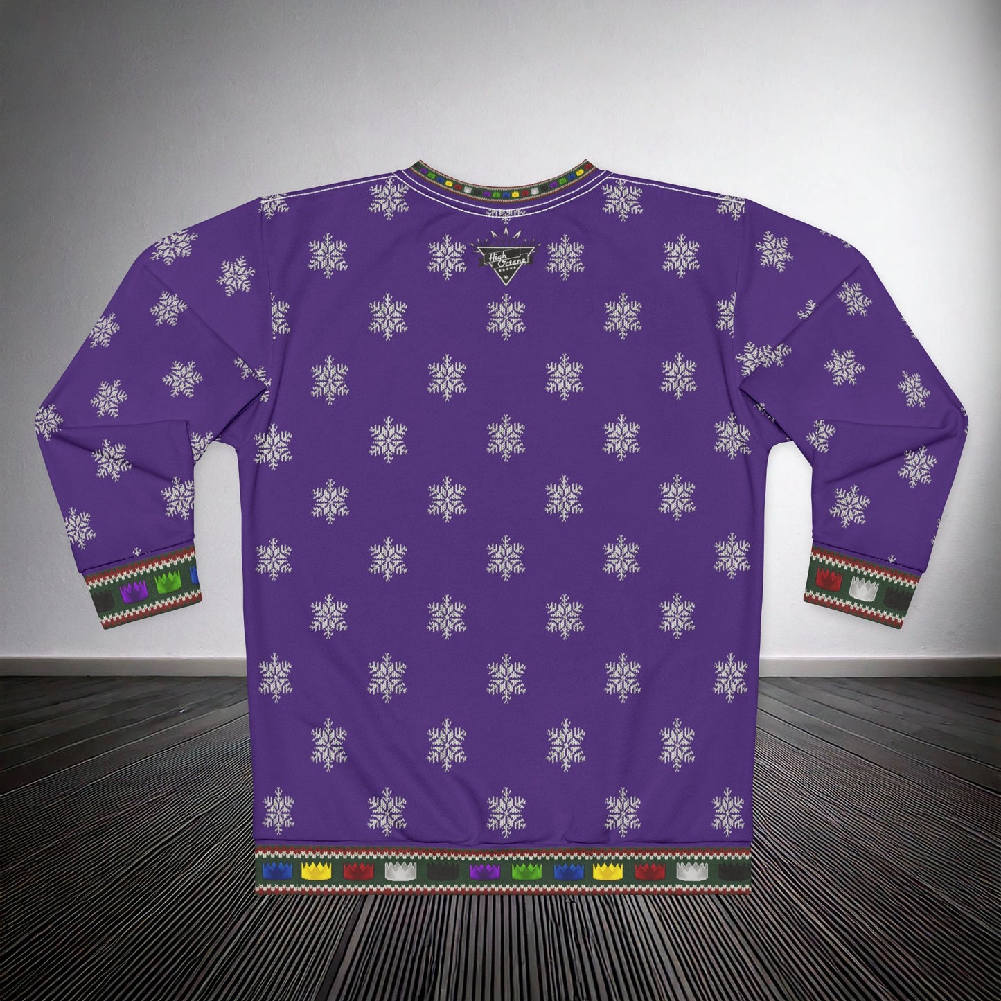 High Octane: "Merry Scape-Mas!" Ugly Christmas Sweater (Purple)