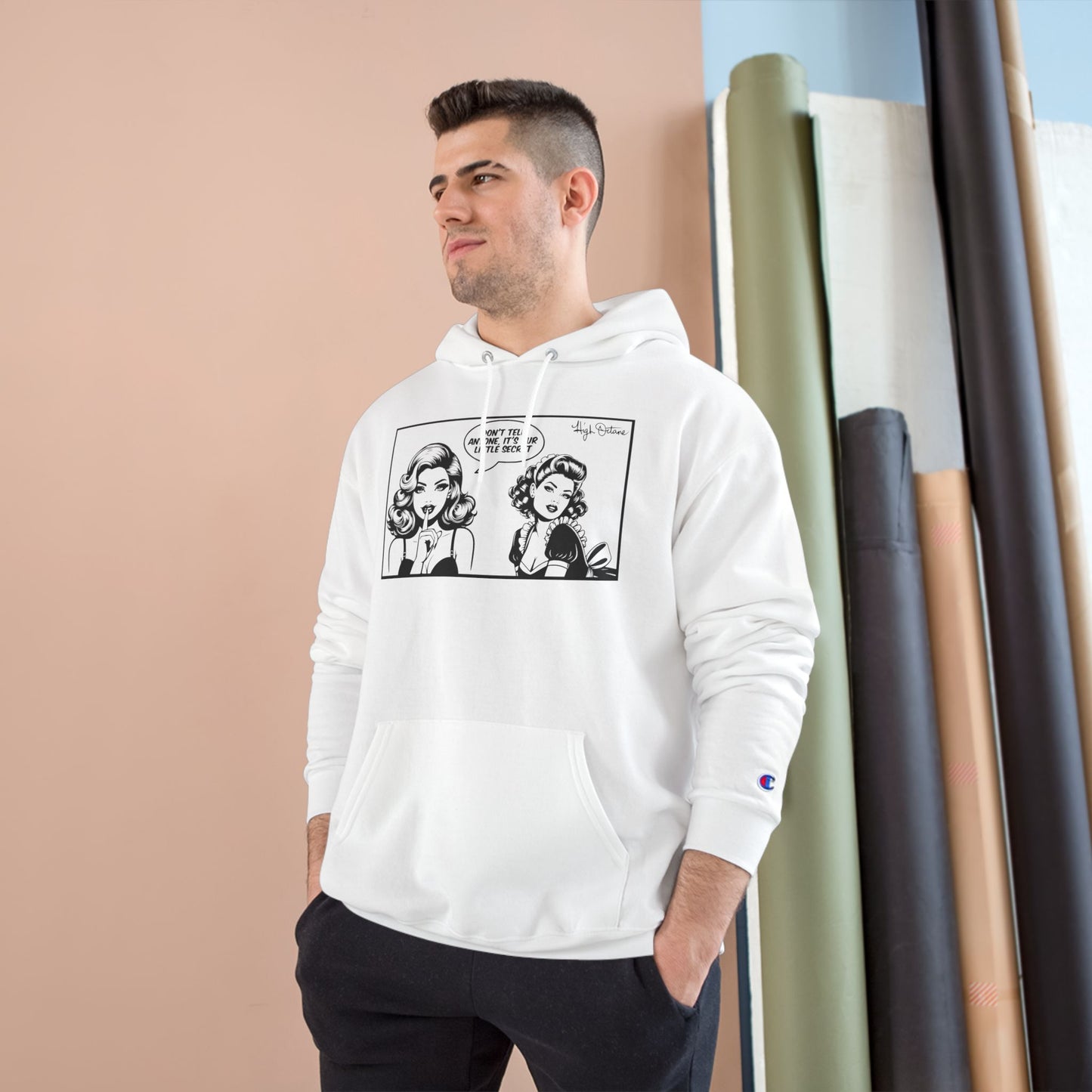 High Octane Signtuare x Champion Hoodie — Our Little Secret