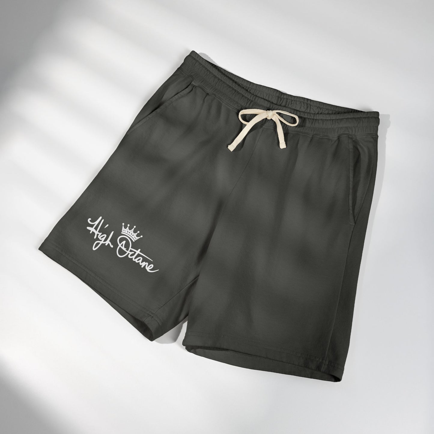 Lightweight Fleece Sweat Shorts — Garment-Dyed Casual Lounge Shorts