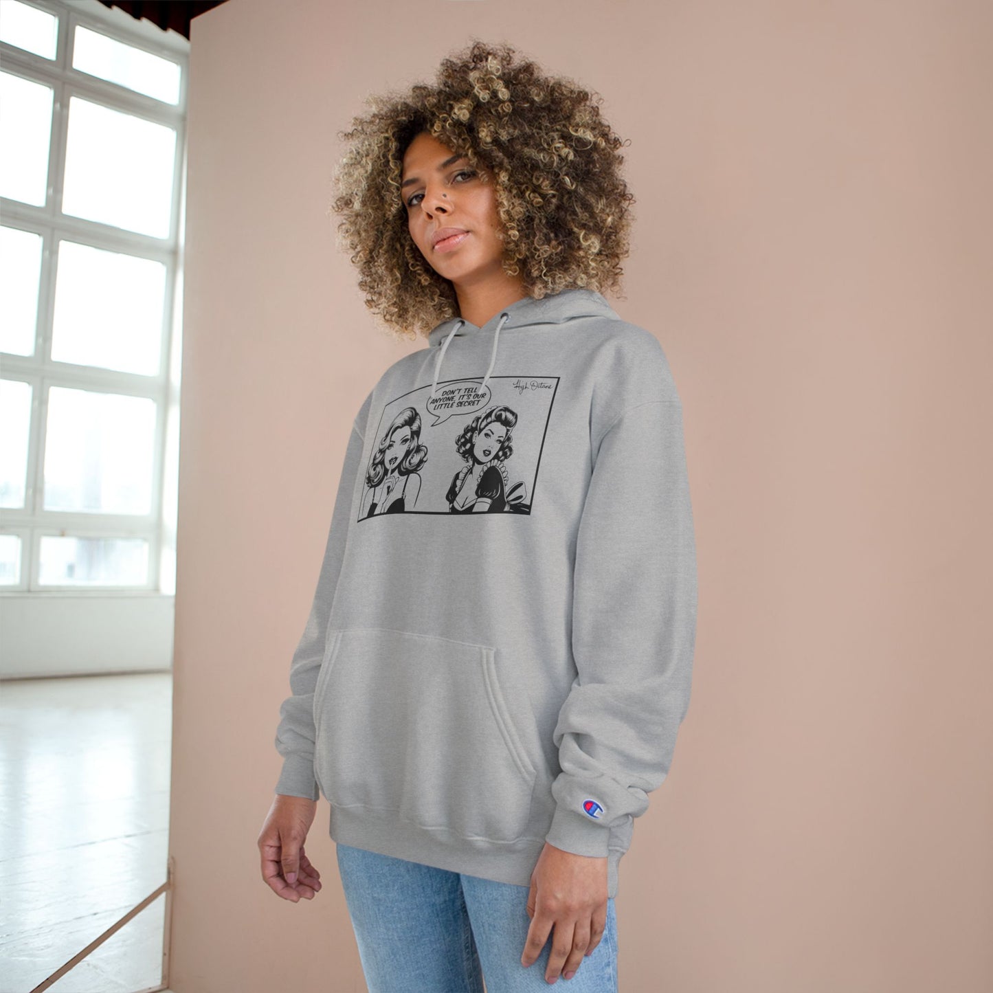 High Octane Signtuare x Champion Hoodie — Our Little Secret