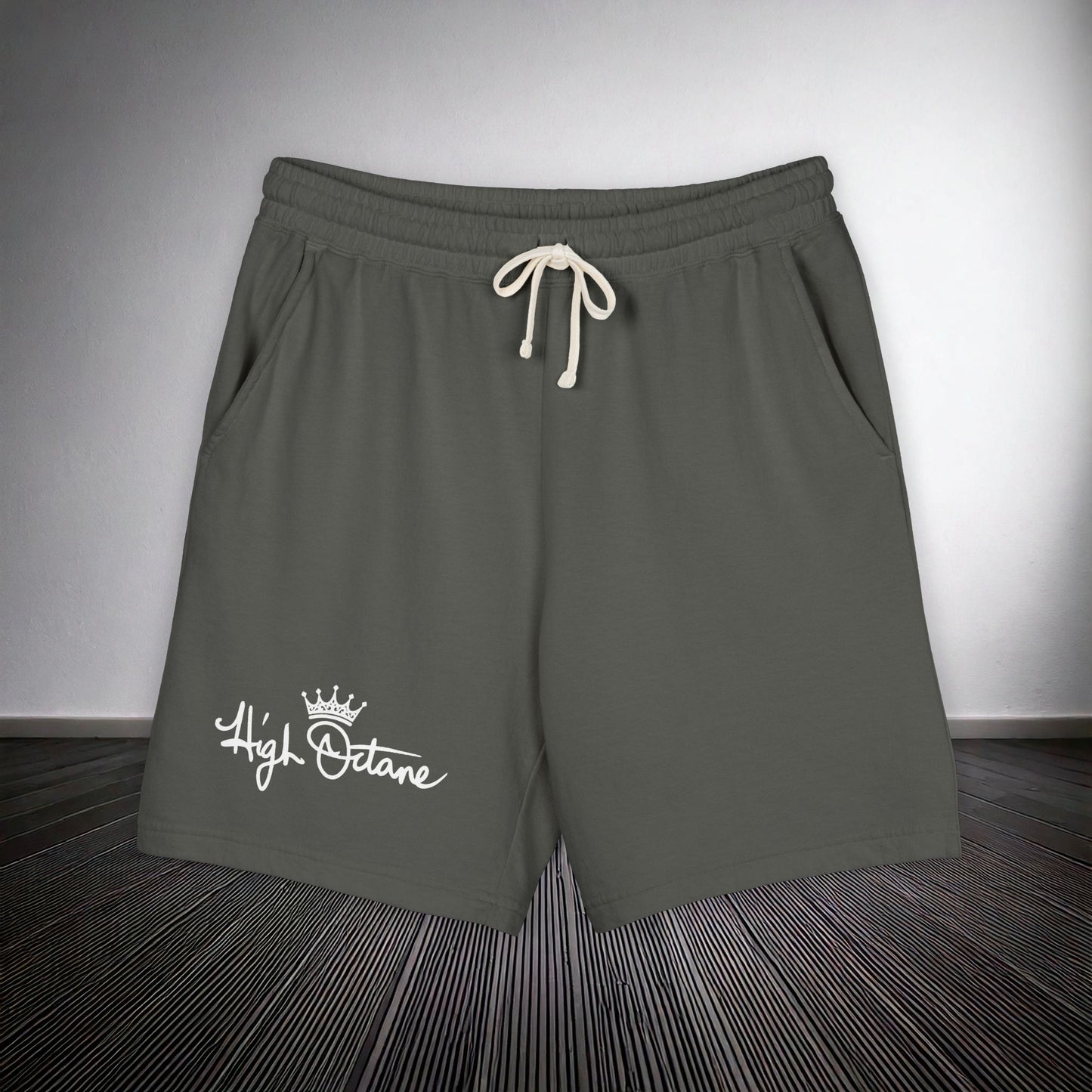 Lightweight Fleece Sweat Shorts — Garment-Dyed Casual Lounge Shorts