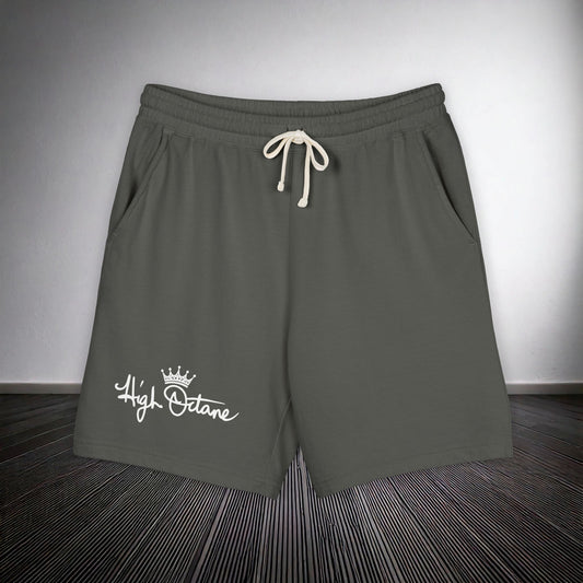Lightweight Fleece Sweat Shorts — Garment-Dyed Casual Lounge Shorts