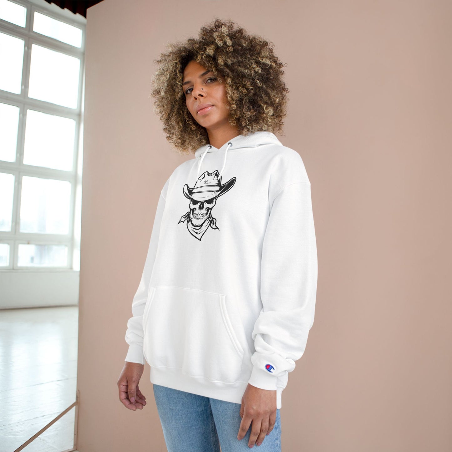 High Octane Signtuare x Champion Hoodie — Skull Bandit