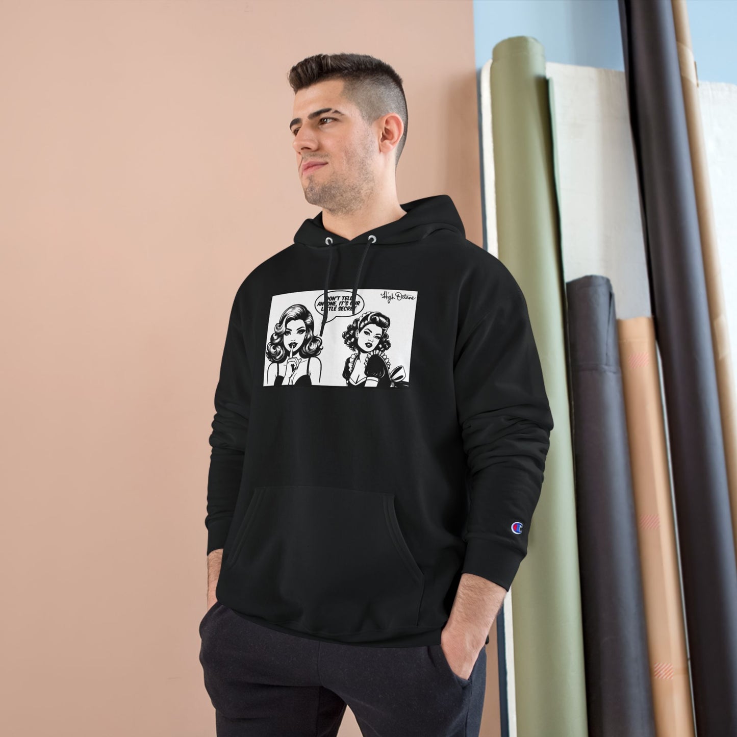 High Octane Signtuare x Champion Hoodie — Our Little Secret