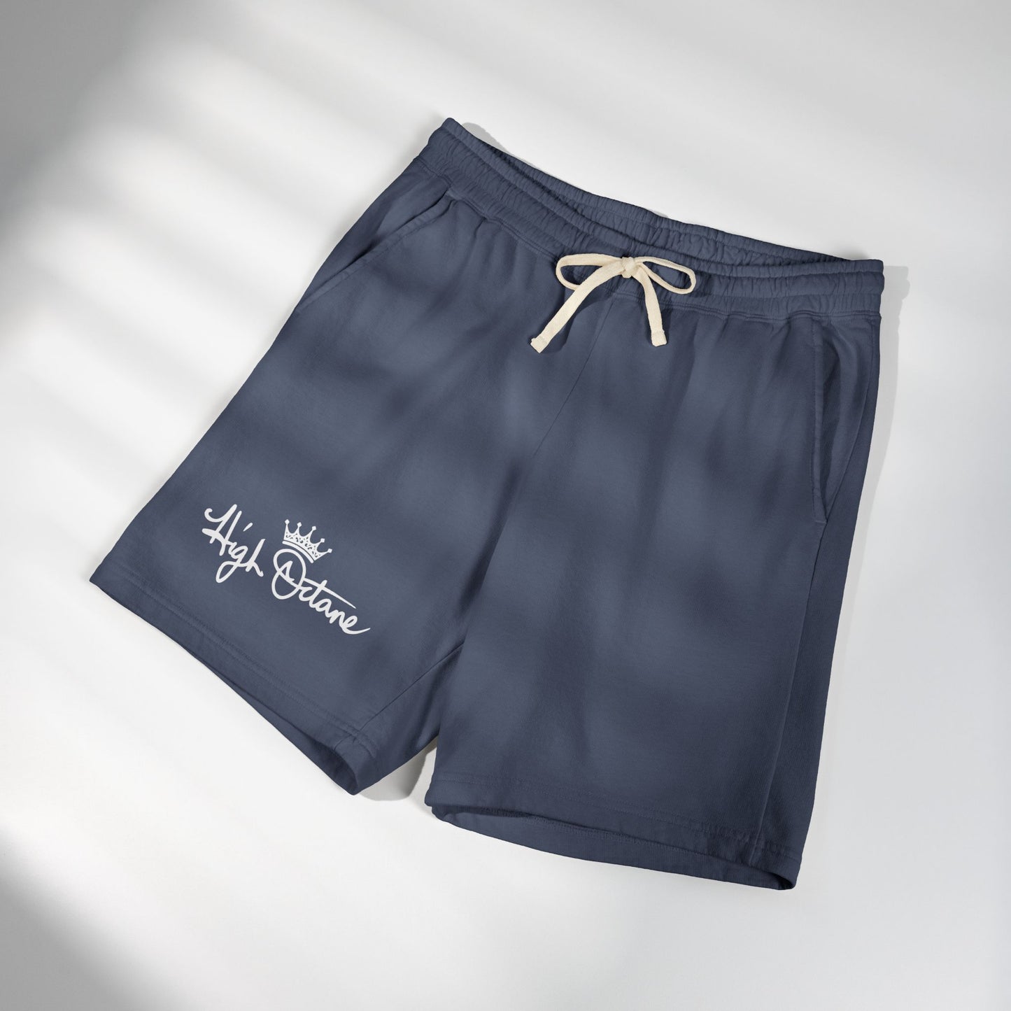 Lightweight Fleece Sweat Shorts — Garment-Dyed Casual Lounge Shorts