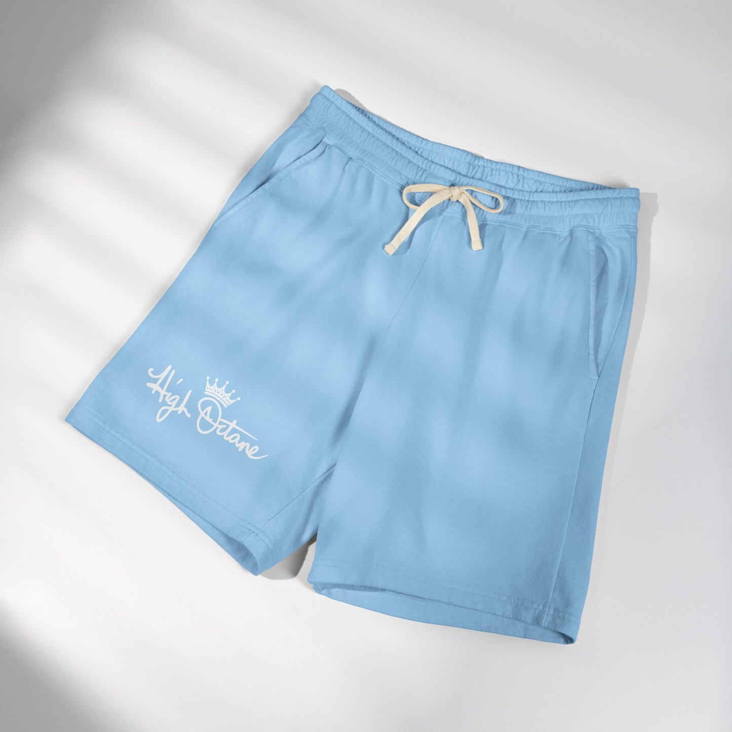 Lightweight Fleece Sweat Shorts — Garment-Dyed Casual Lounge Shorts