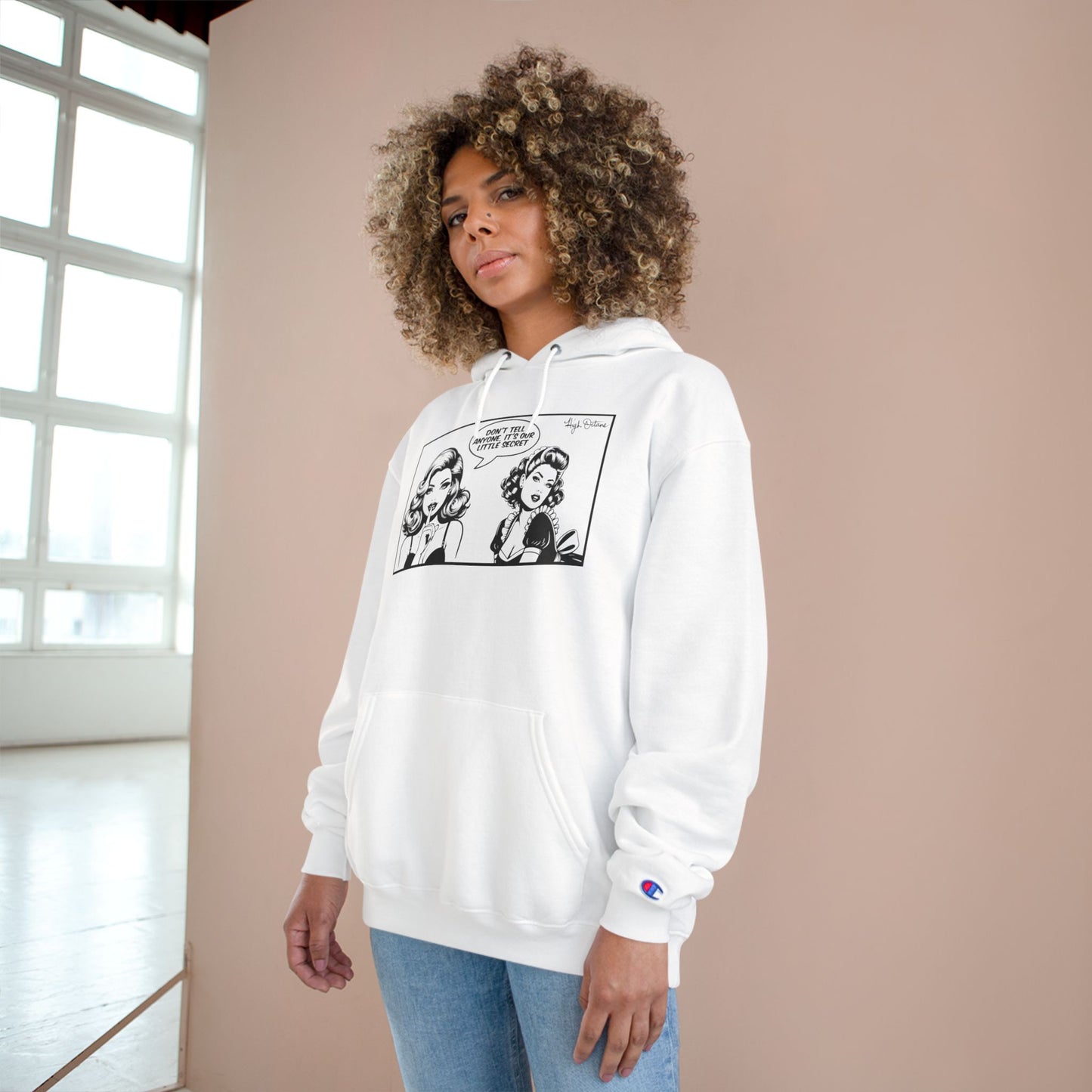 High Octane Signtuare x Champion Hoodie — Our Little Secret