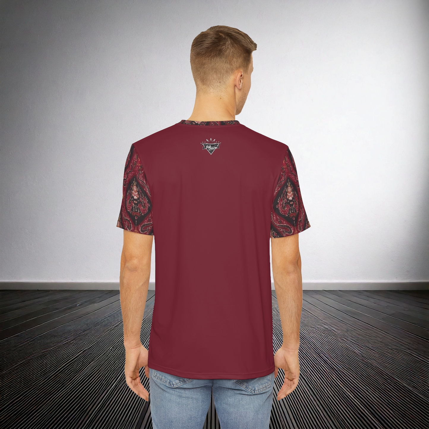 Printed Neck/Sleeve T-Shirt