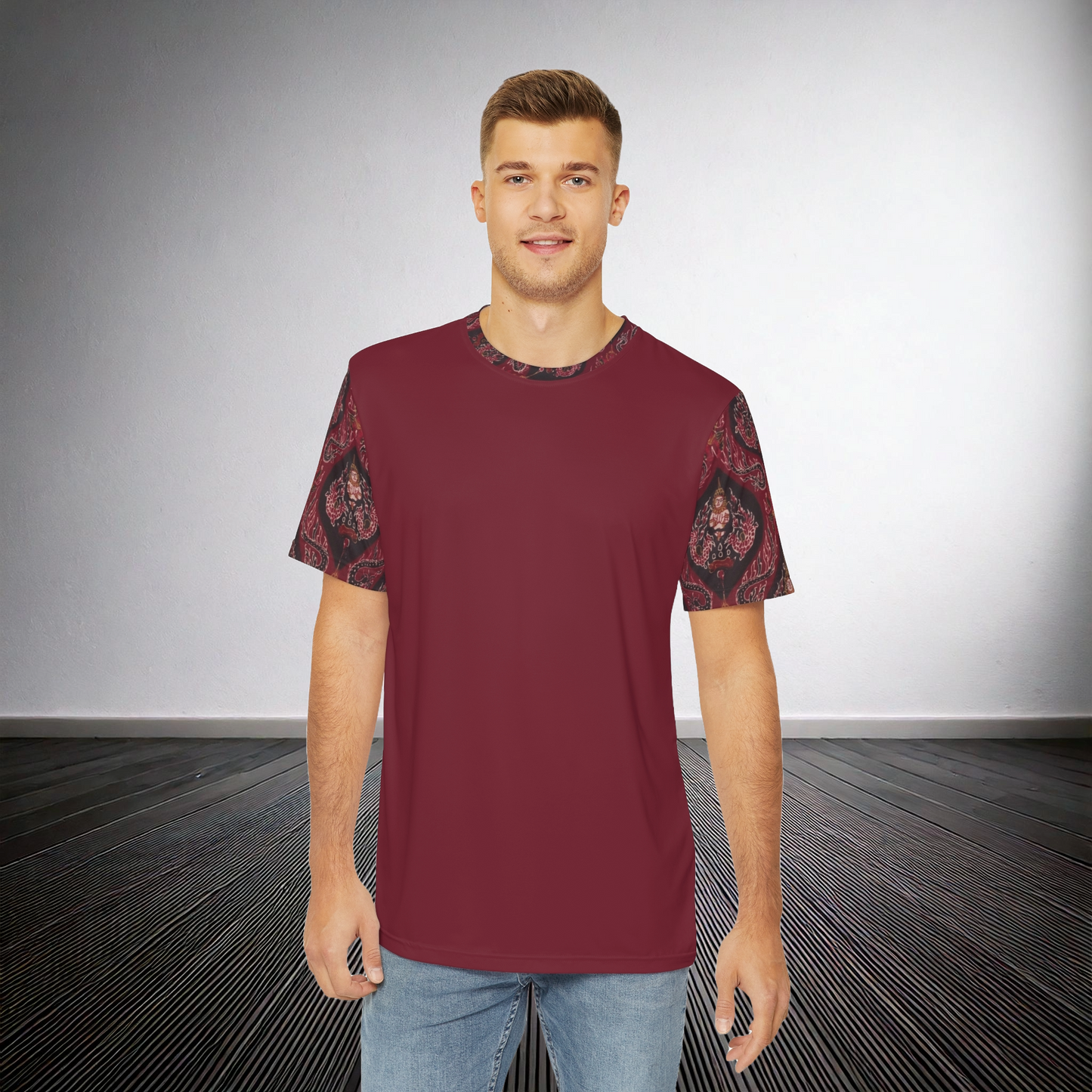 Printed Neck/Sleeve T-Shirt