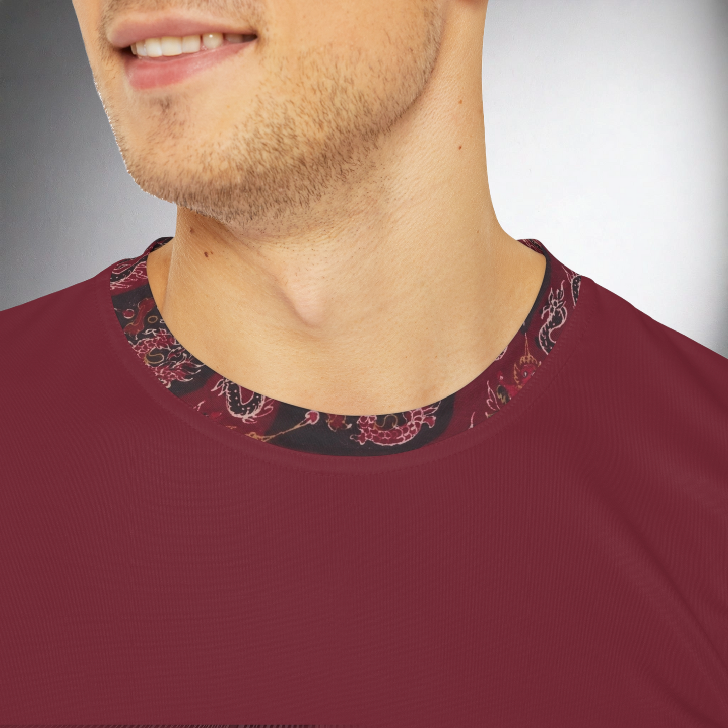 Printed Neck/Sleeve T-Shirt