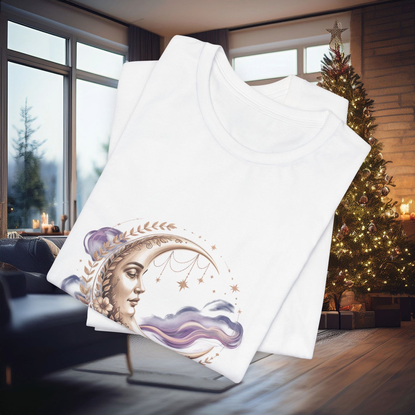 Celestial Dreamer Moon Tee | gothic celestial shirt, 90s sun and moon art