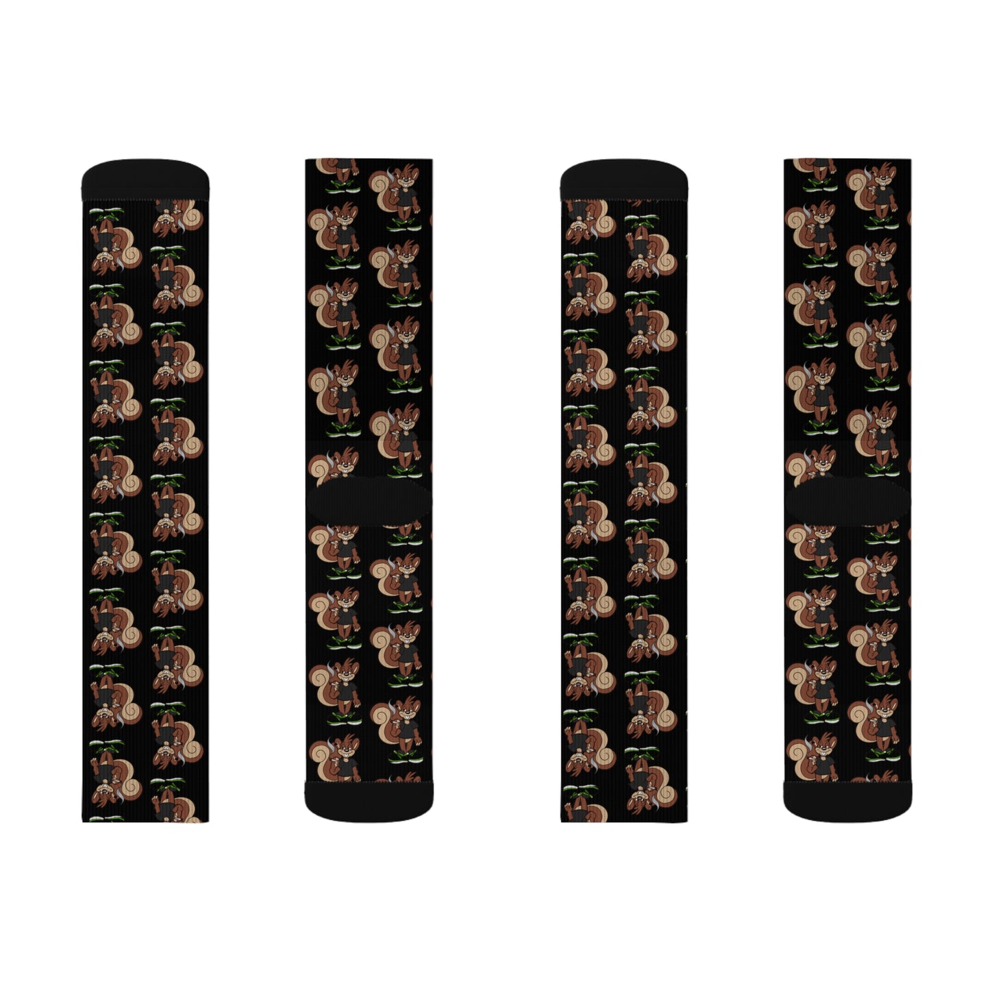 Zippy the Squirrel Socks