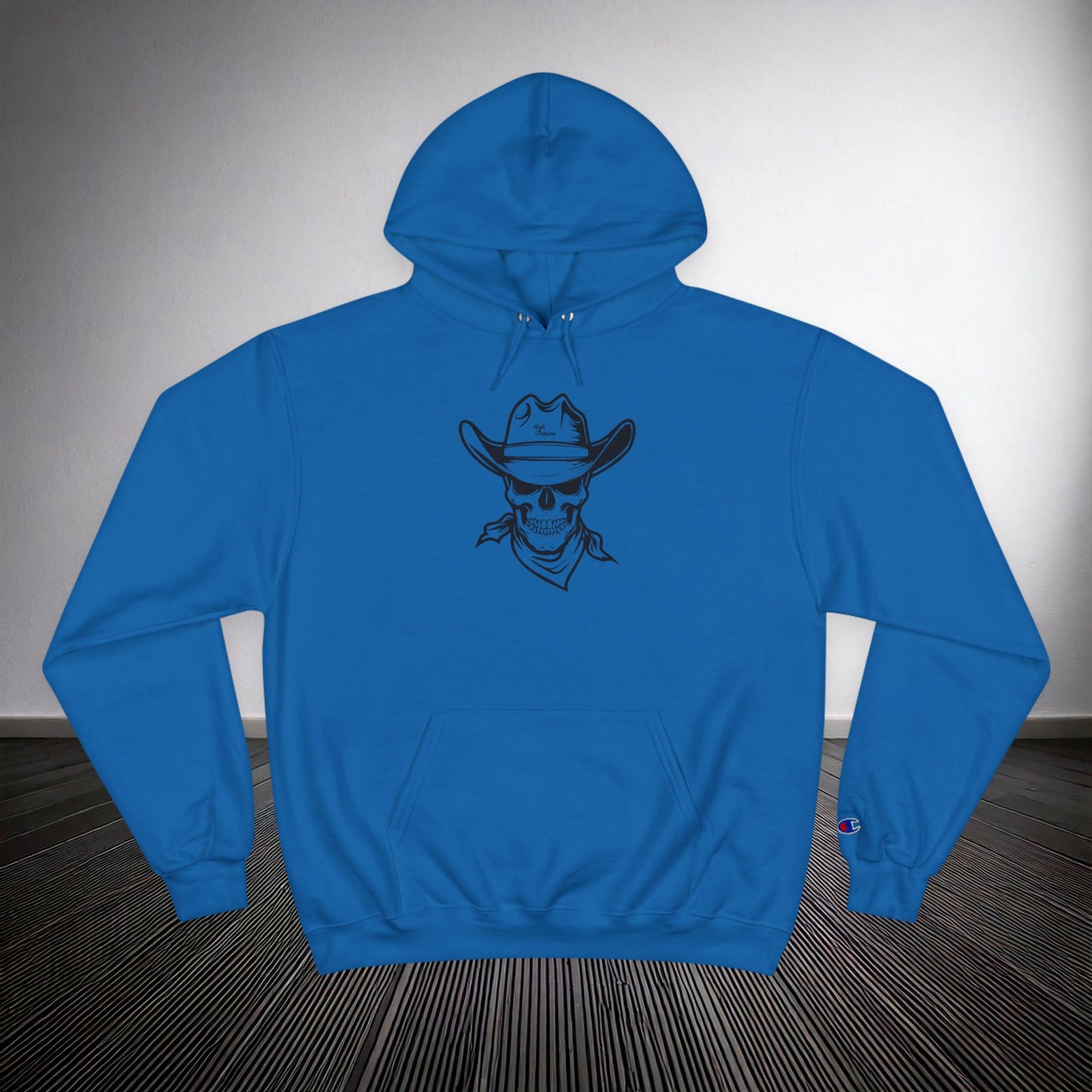 High Octane Signtuare x Champion Hoodie — Skull Bandit