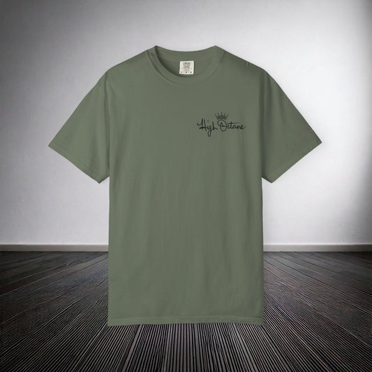 High Octane Crown Tee (Moss Green) — Signature Collection