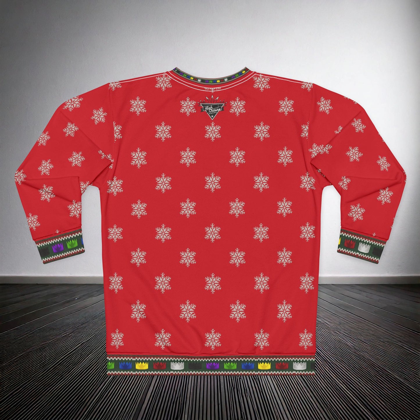 High Octane: "Merry Scape-Mas!" Ugly Christmas Sweater (Red)