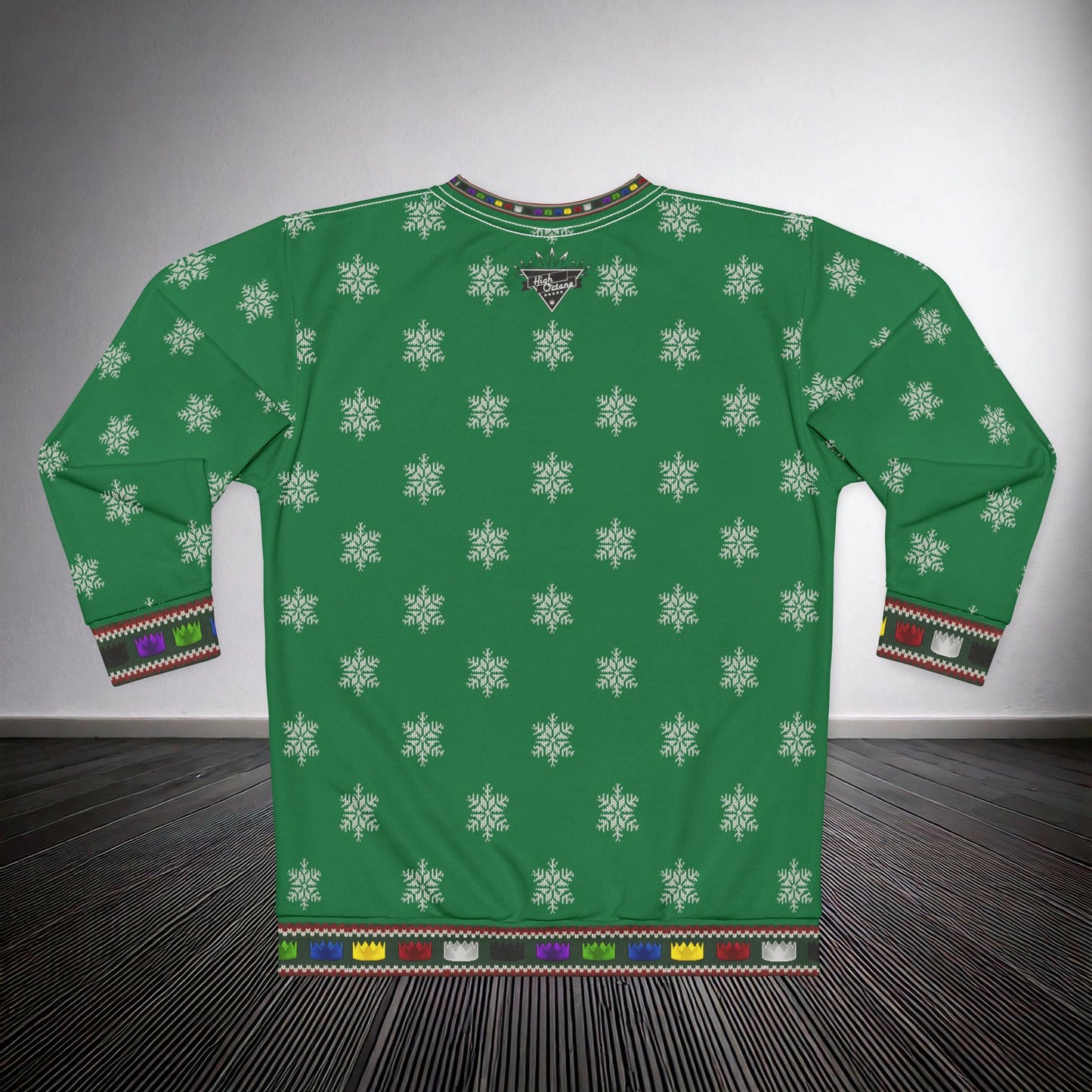 High Octane: "Merry Scape-Mas!" Ugly Christmas Sweater (Green)