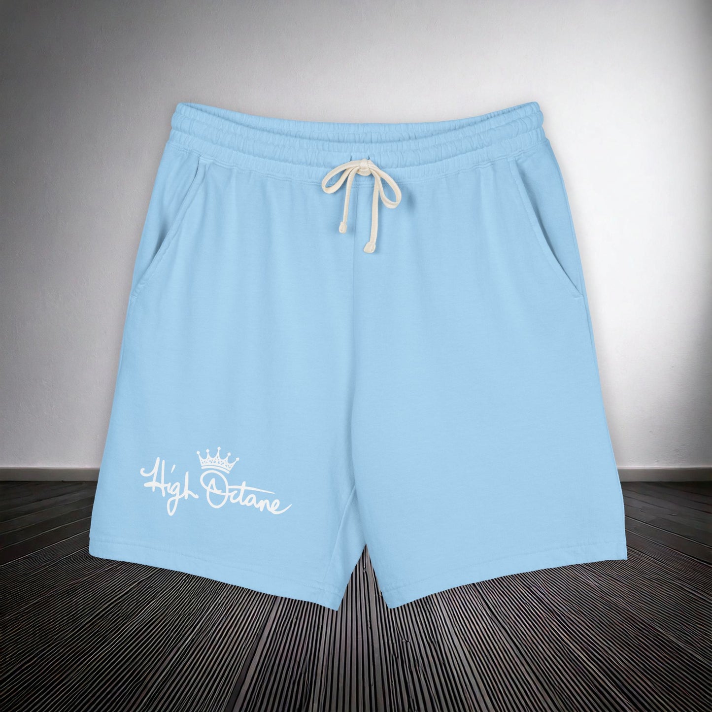 Lightweight Fleece Sweat Shorts — Garment-Dyed Casual Lounge Shorts