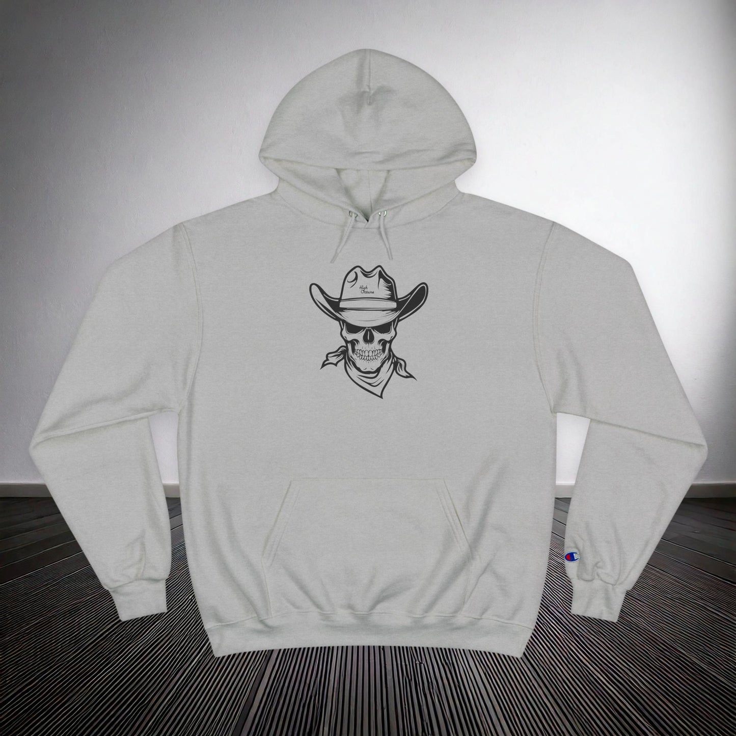High Octane Signtuare x Champion Hoodie — Skull Bandit