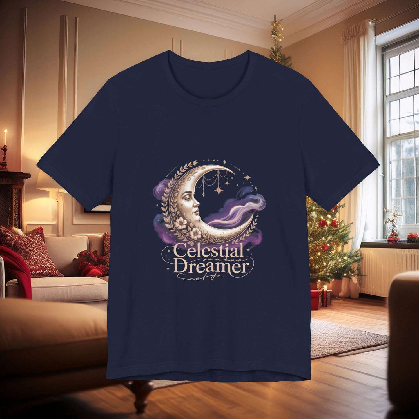 Celestial Dreamer Moon Tee | gothic celestial shirt, 90s sun and moon art