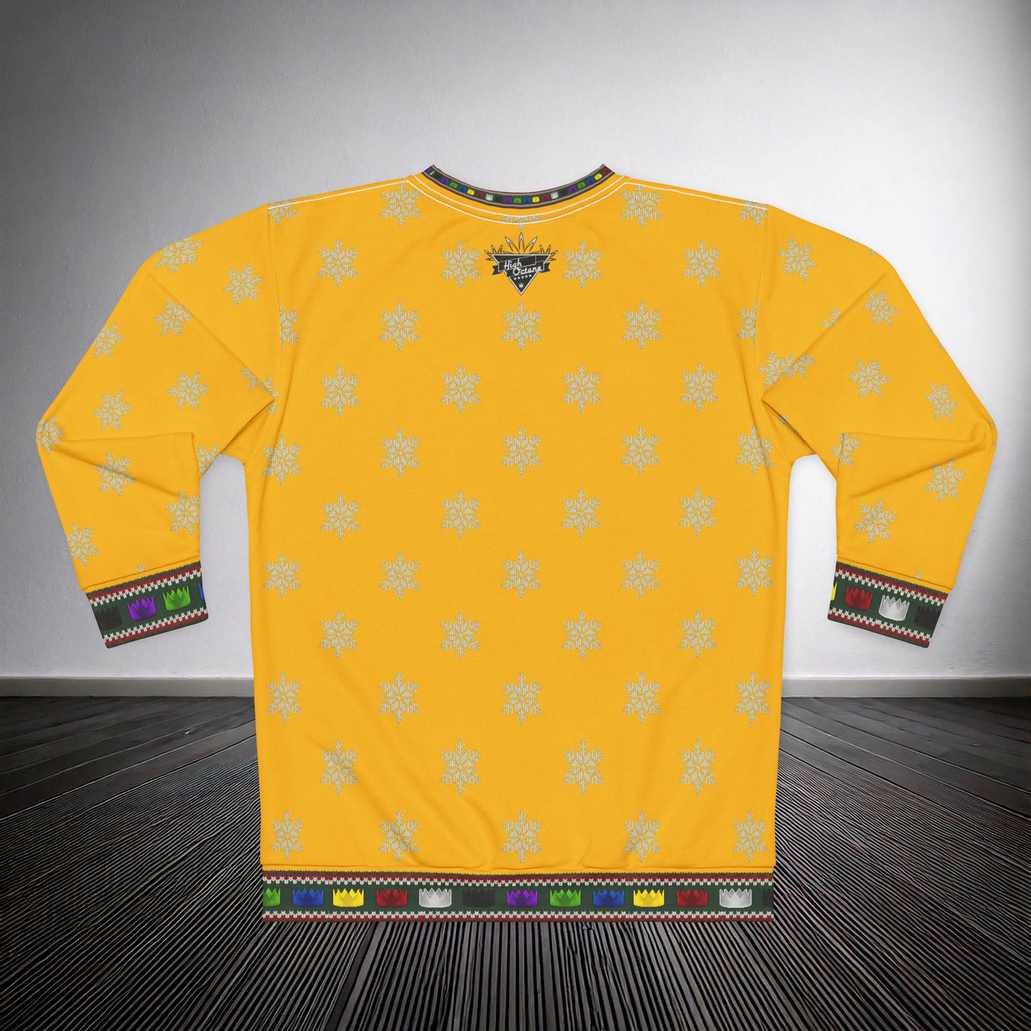 High Octane: "Merry Scape-Mas!" Ugly Christmas Sweater (Yellow)