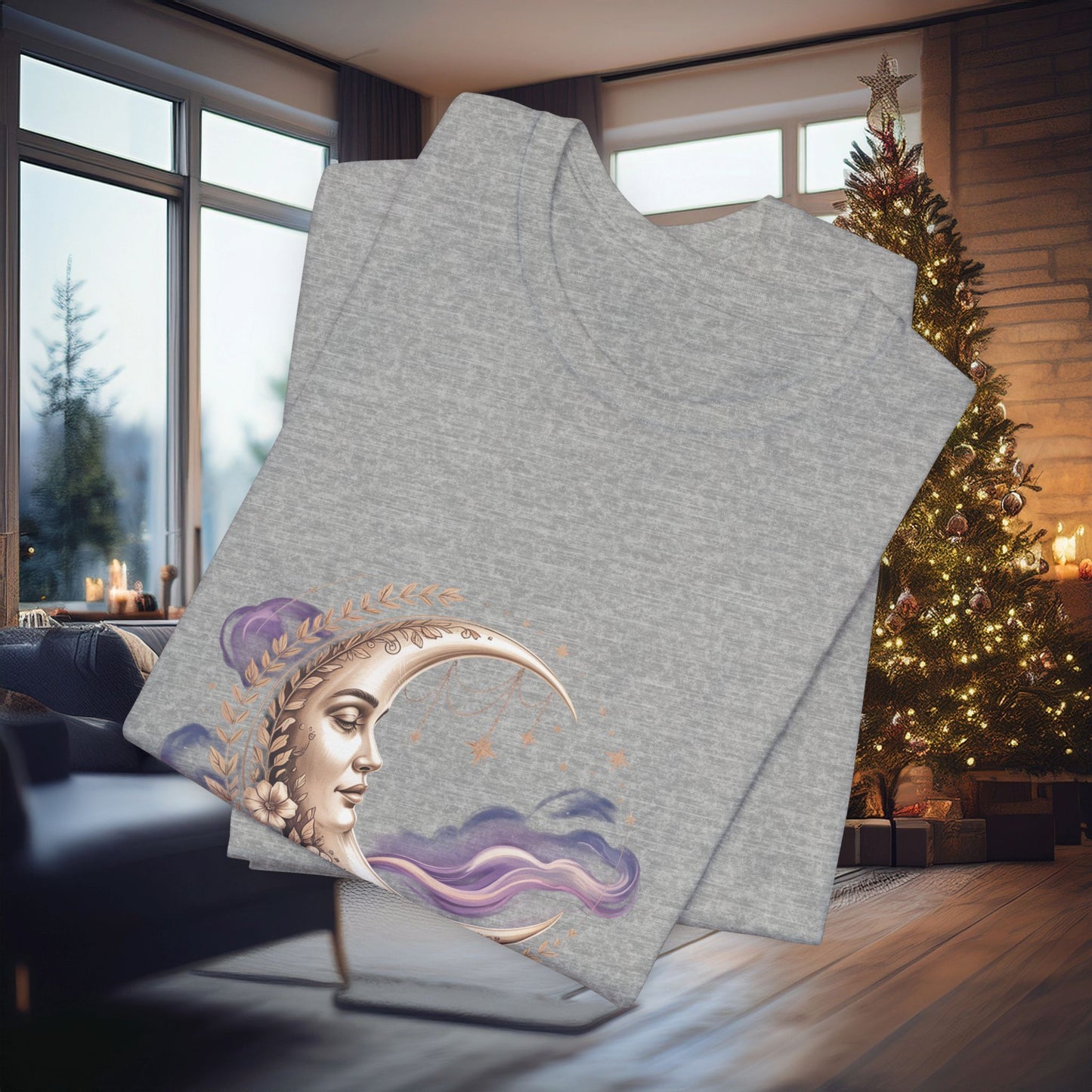 Celestial Dreamer Moon Tee | gothic celestial shirt, 90s sun and moon art