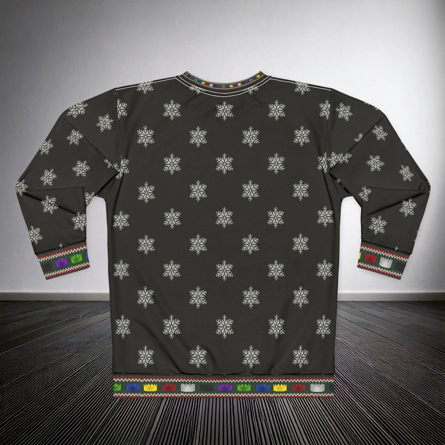 High Octane: "Merry Scape-Mas!" Ugly Christmas Sweater (White)