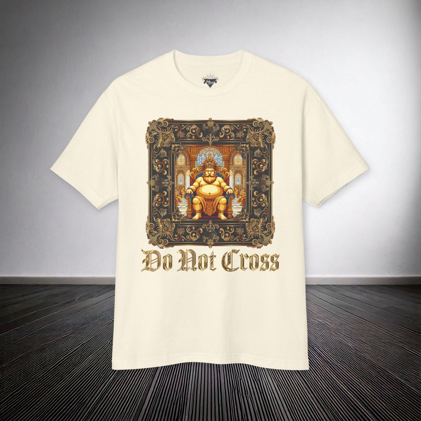 T-Shirt - Do not cross  - Unisex Garment-Dyed Heavyweight Cotton Tee