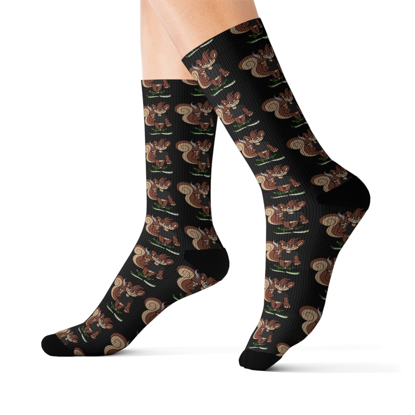 Zippy the Squirrel Socks