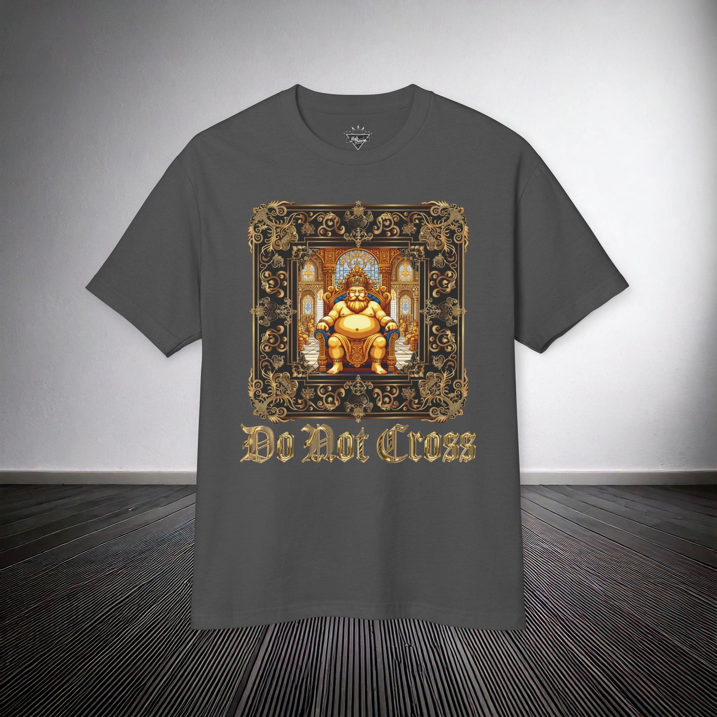 T-Shirt - Do not cross  - Unisex Garment-Dyed Heavyweight Cotton Tee
