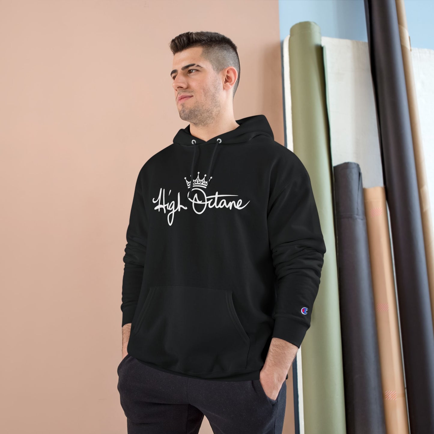 High Octane Signtuare x Champion Hoodie — Signature Crown