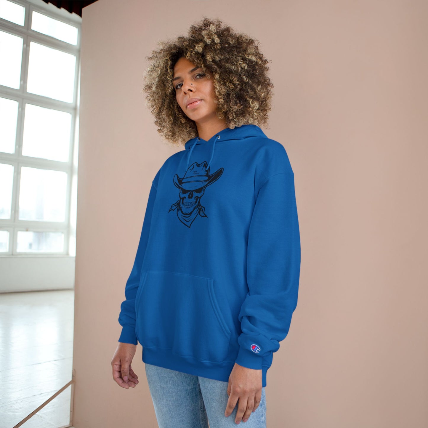 High Octane Signtuare x Champion Hoodie — Skull Bandit