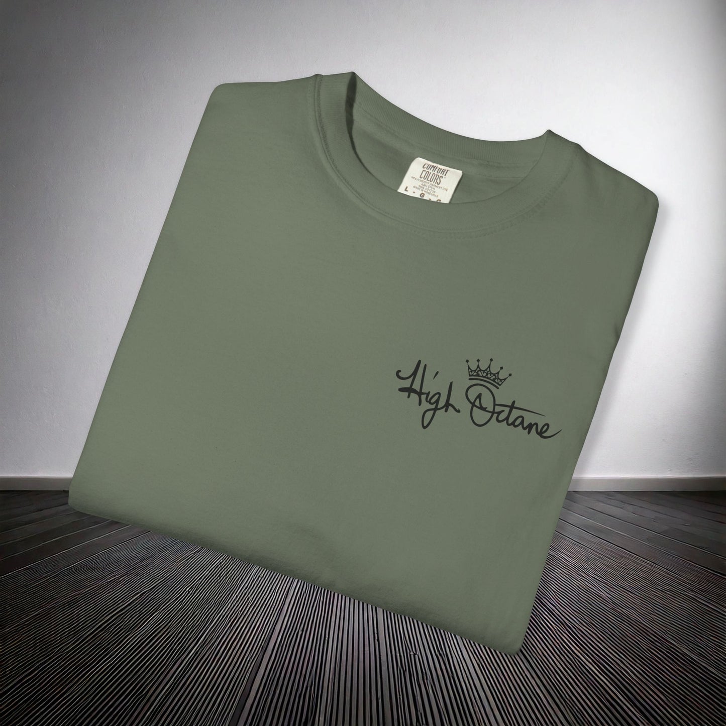 High Octane Crown Tee (Moss Green) — Signature Collection