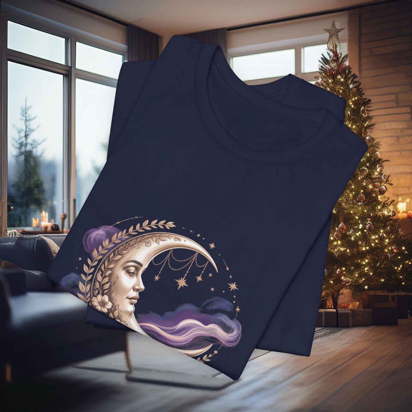 Celestial Dreamer Moon Tee | gothic celestial shirt, 90s sun and moon art