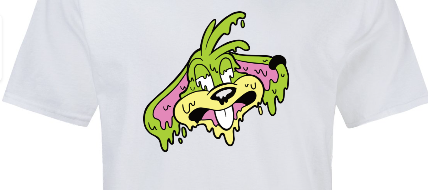 High Octane Drippy Green T-Shirt (White)